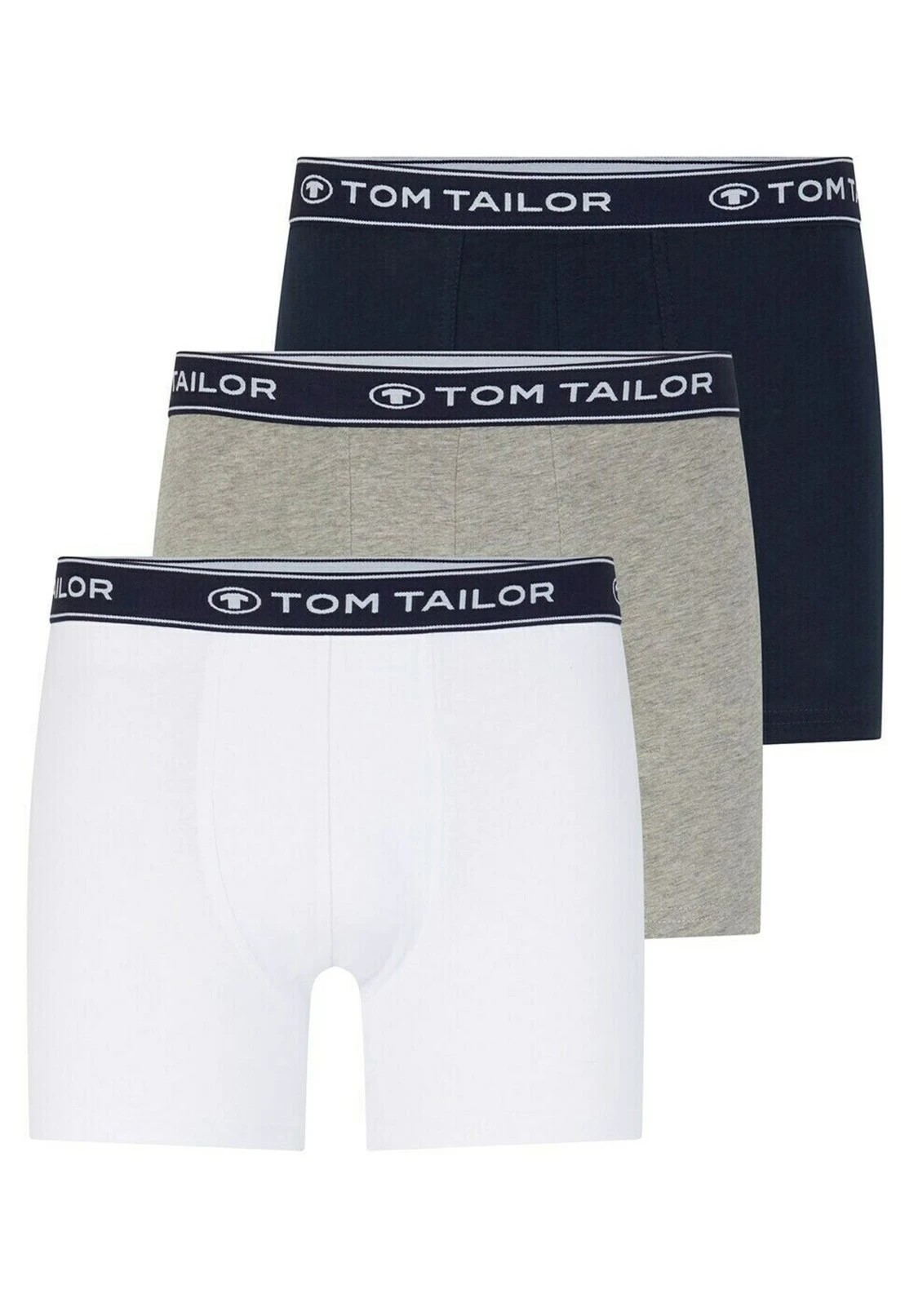 Tom Tailor Dreierpack Mit Webbund - Onderbroeken - Navymelangewhite 3 Tom Tailor Dreierpack Mit Webbund - Onderbroeken - Navymelangewhite
