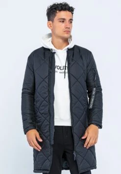 Mantel Elegant - Halflange Jas - Schwarz