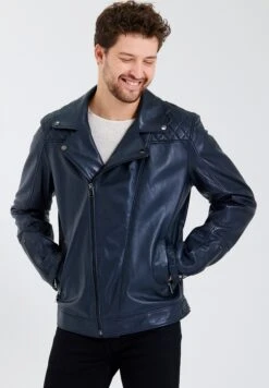 Leren Jas - Dunkelblau 13 Leren Jas - Dunkelblau -Jack and Jones Verkoopwinkel 0248483fc09e41c4b64b074cf1308d35