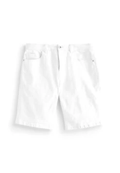 Next Stretch- Jeansshort - White