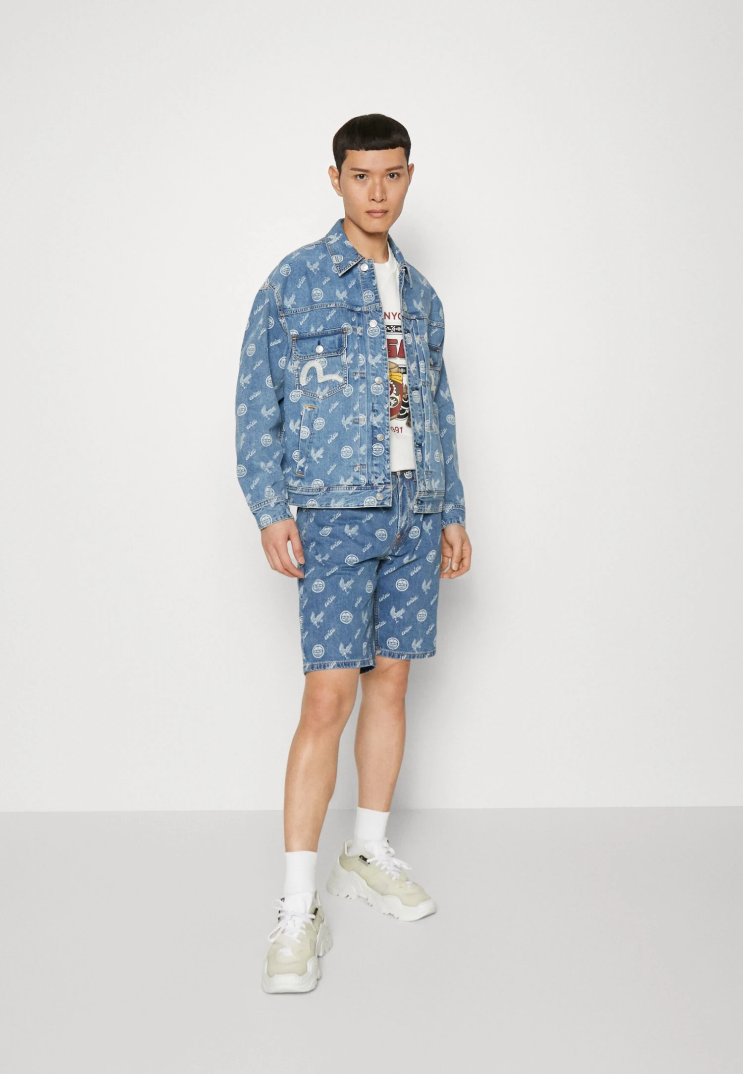 Evisu Seagull Kamon Eagle- Spijkerjas - Indigo 4 Evisu Seagull Kamon Eagle- Spijkerjas - Indigo - Afbeelding 2