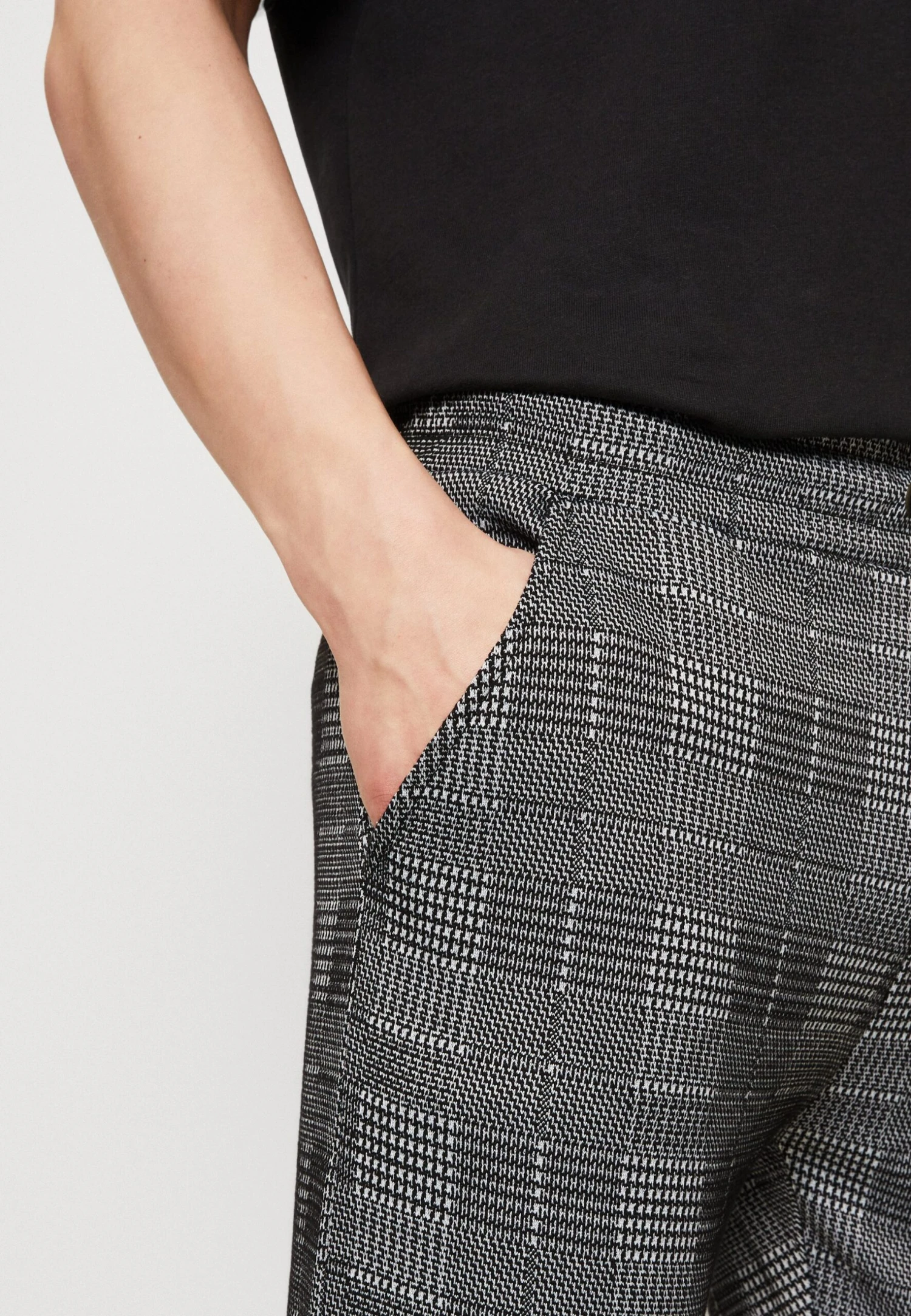Dart Trouser - Broek - Black Check 8 Dart Trouser - Broek - Black Check - Afbeelding 6