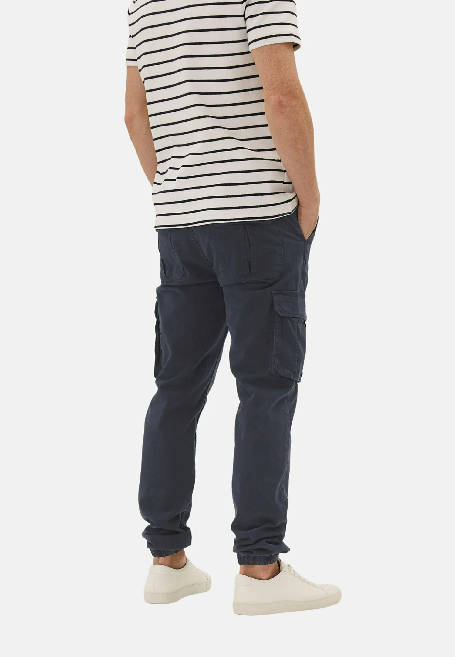 Marks & Spencer Slim Fit Cuffed Cargo - Broek - Dark Navy 5 Marks & Spencer Slim Fit Cuffed Cargo - Broek - Dark Navy - Afbeelding 3