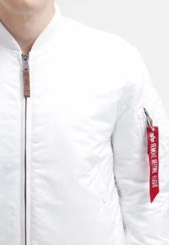 Alpha Industries Ma1 Vf 59 - Bomberjacks - White -Jack and Jones Verkoopwinkel 03ebb817a250446992b8c07e563fb6a6