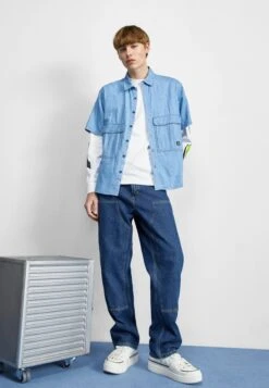 Converse Short Sleeve - Overhemd - Light Retro Blue -Jack and Jones Verkoopwinkel 041d4bf4c81e461a85ddbcb0dd71964d