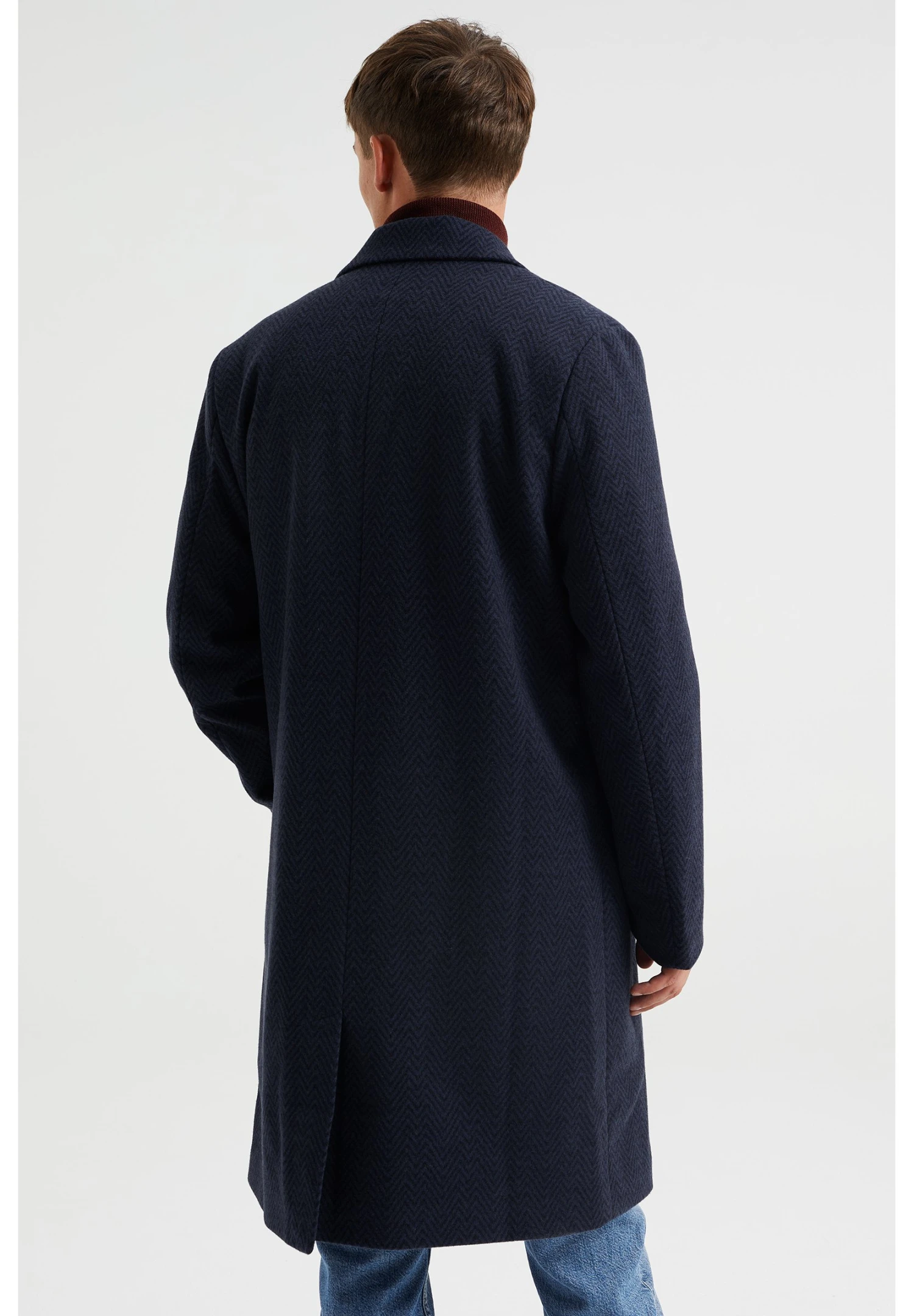 WE FASHION Conorat - Mantel - Blue 5 WE FASHION Conorat - Mantel - Blue - Afbeelding 3