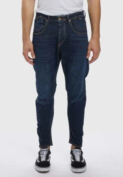 Gabba Bust Baggy K4441 - Jeans Tapered Fit - Dark Blue Denim