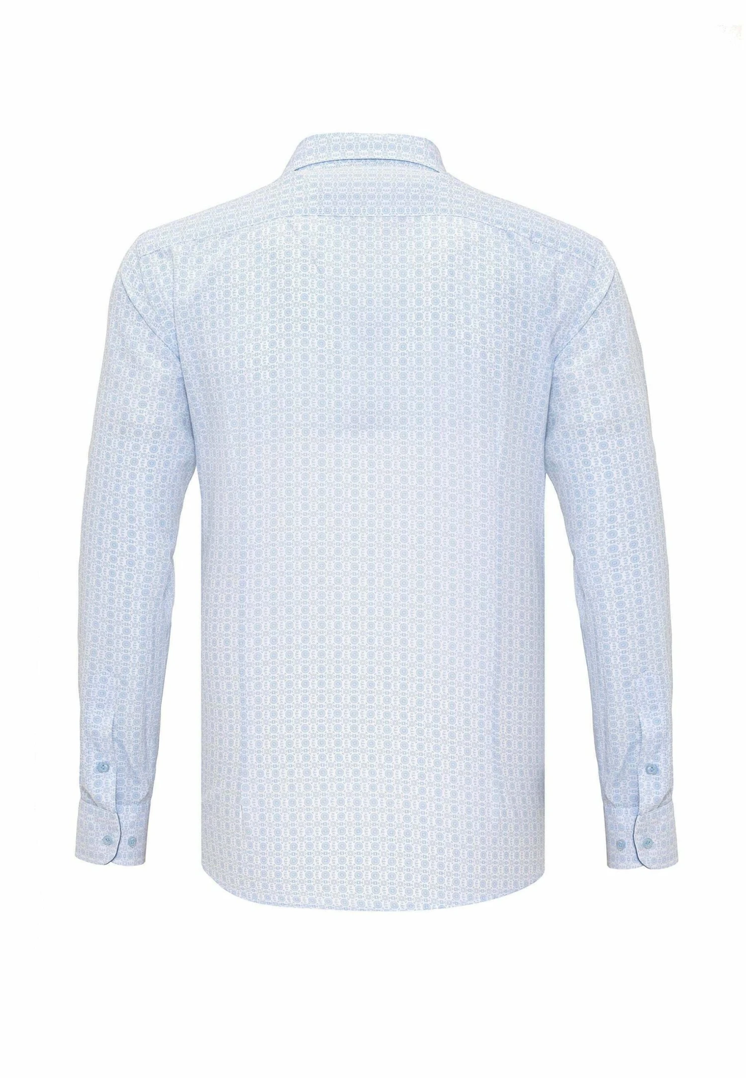 Casual - Overhemd - White Baby Blue 4 Casual - Overhemd - White Baby Blue - Afbeelding 2