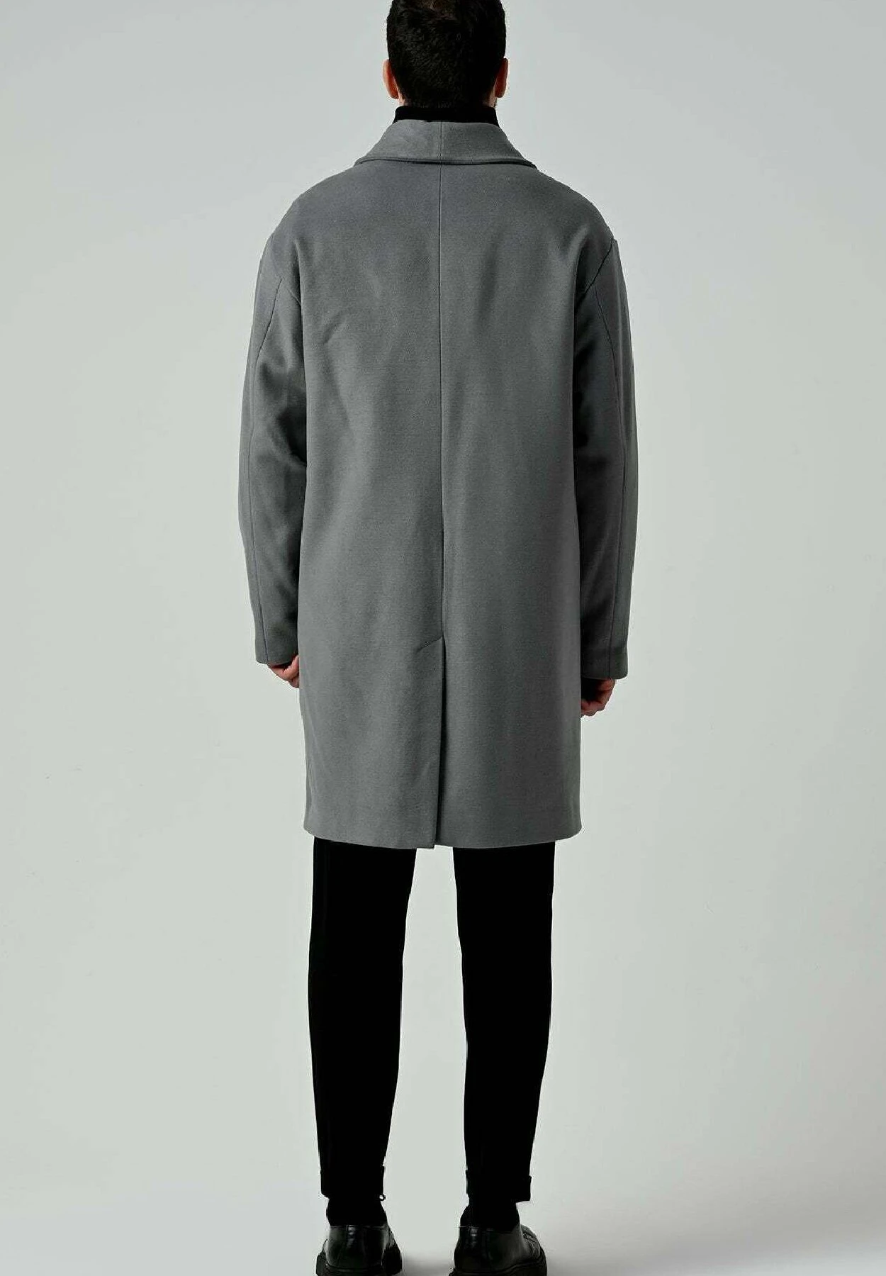 Halflange Jas - Grey 5 Halflange Jas - Grey - Afbeelding 3