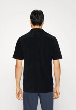 Lindbergh Towel Resort Collar - Overhemd - Navy -Jack and Jones Verkoopwinkel 060b095c8d4d450a888ff4dc0d07e8a9