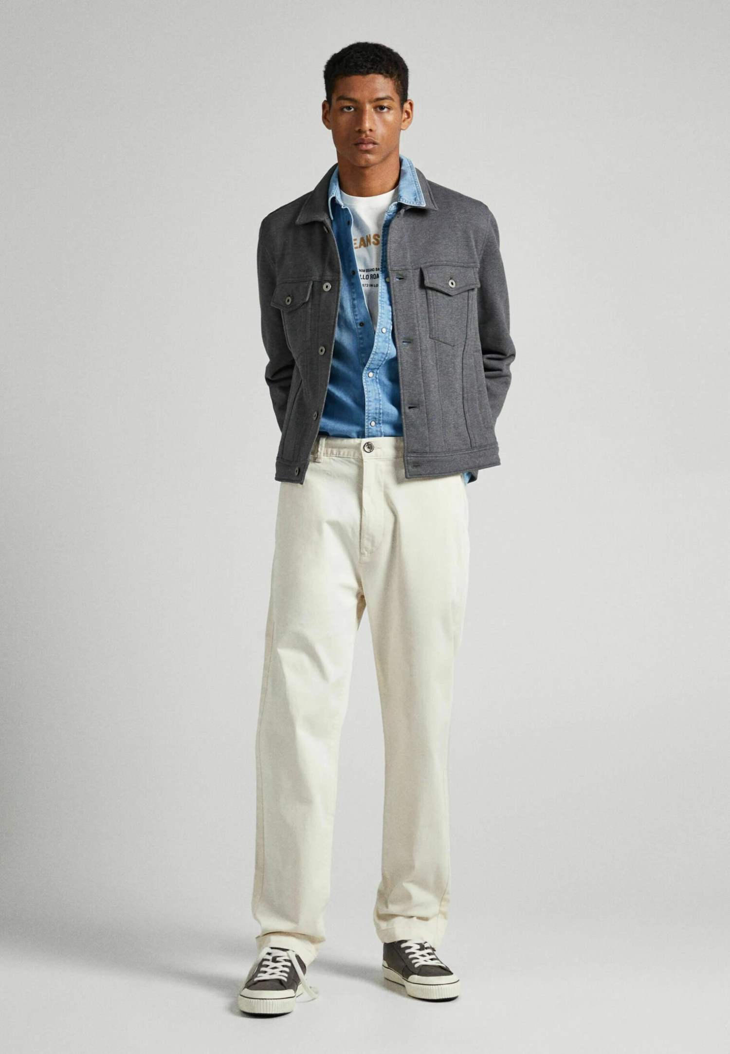 Pepe Jeans Nils- Chino - Ivory White 4 Pepe Jeans Nils- Chino - Ivory White - Afbeelding 2