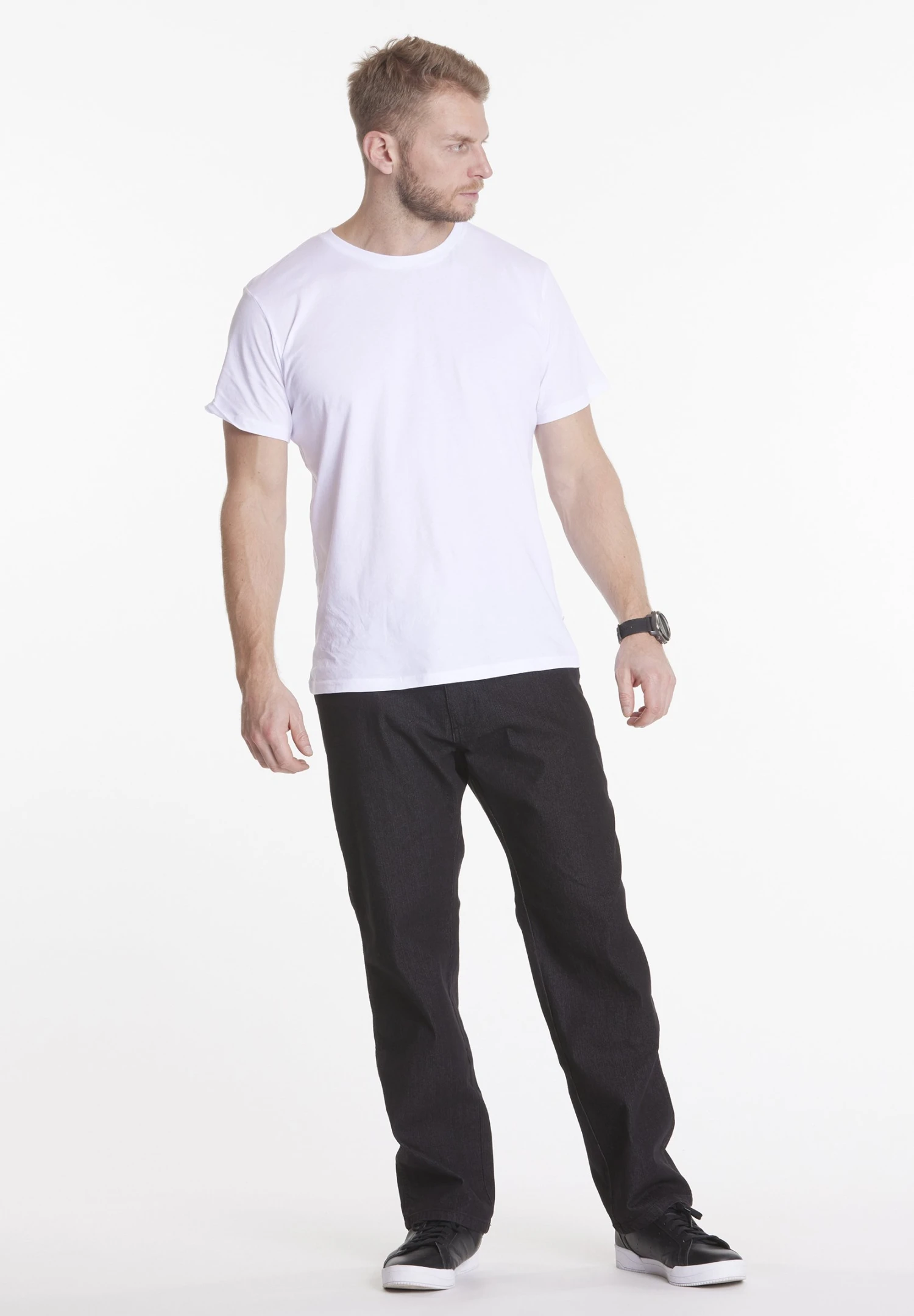 Straight Leg Jeans - Black Denim 4 Straight Leg Jeans - Black Denim - Afbeelding 2