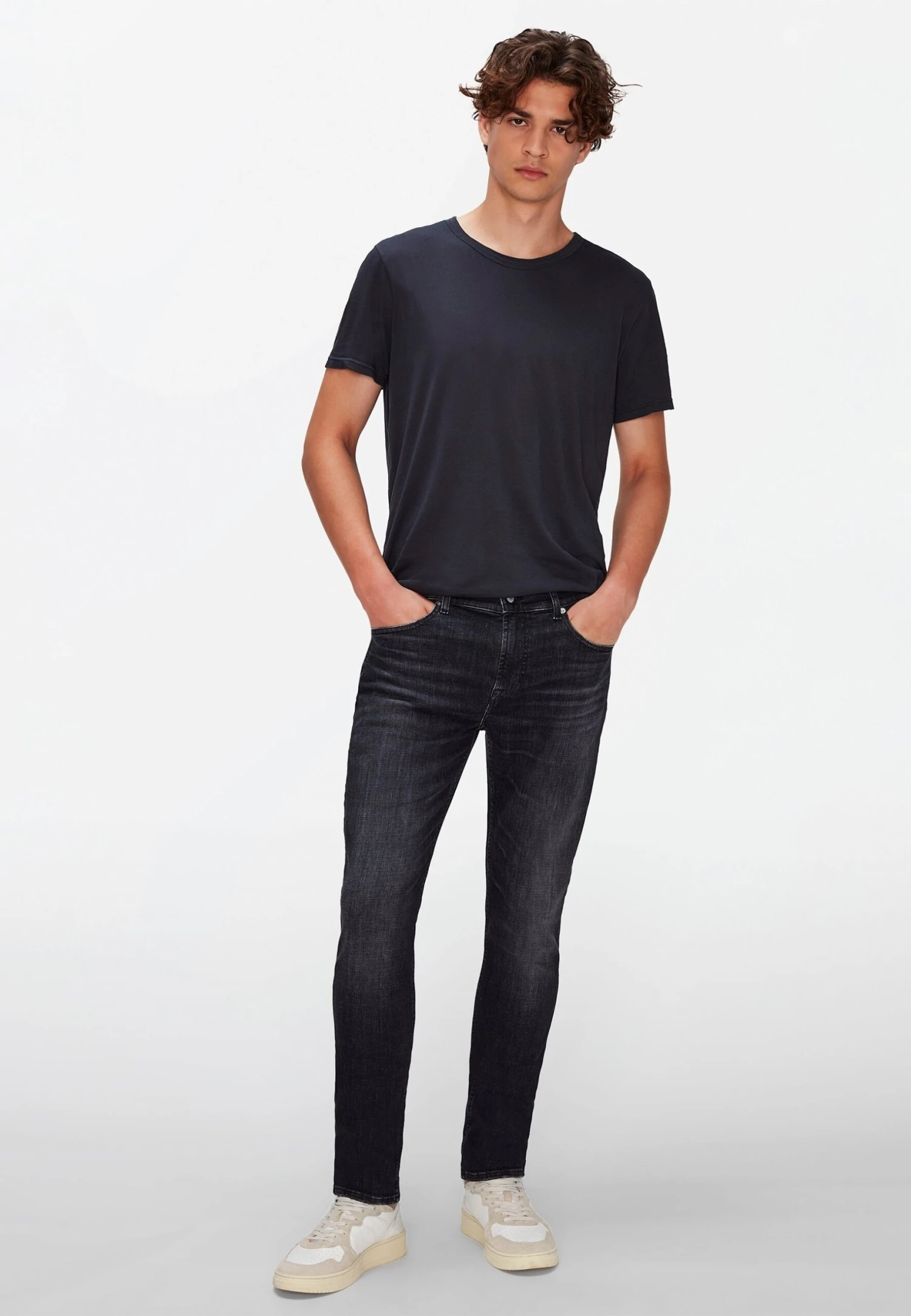 7 For All Mankind Paxtyn - Slim Fit Jeans - Black 4 7 For All Mankind Paxtyn - Slim Fit Jeans - Black - Afbeelding 2