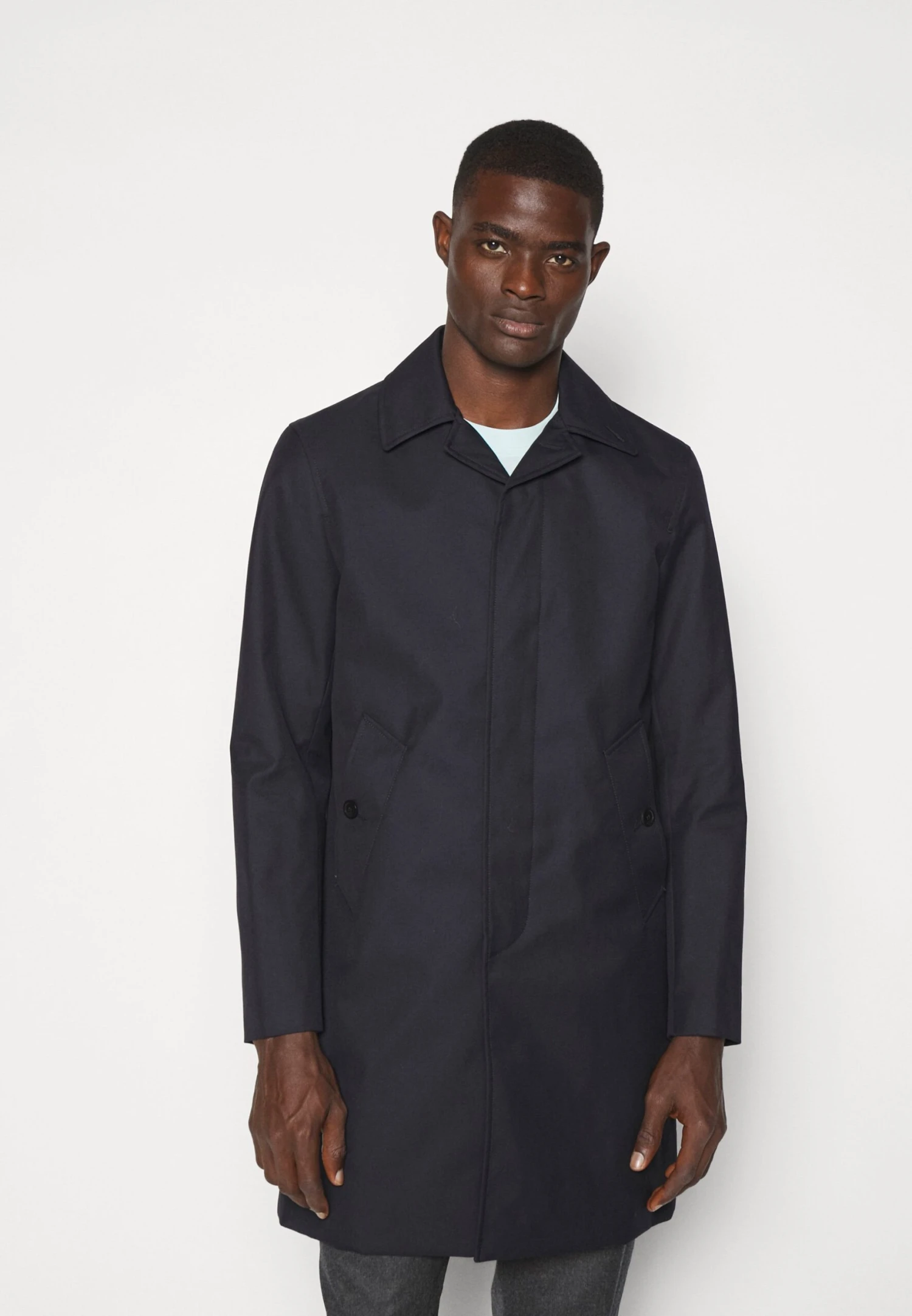 Sandro Trenchcoat - Marine 5 Sandro Trenchcoat - Marine - Afbeelding 3