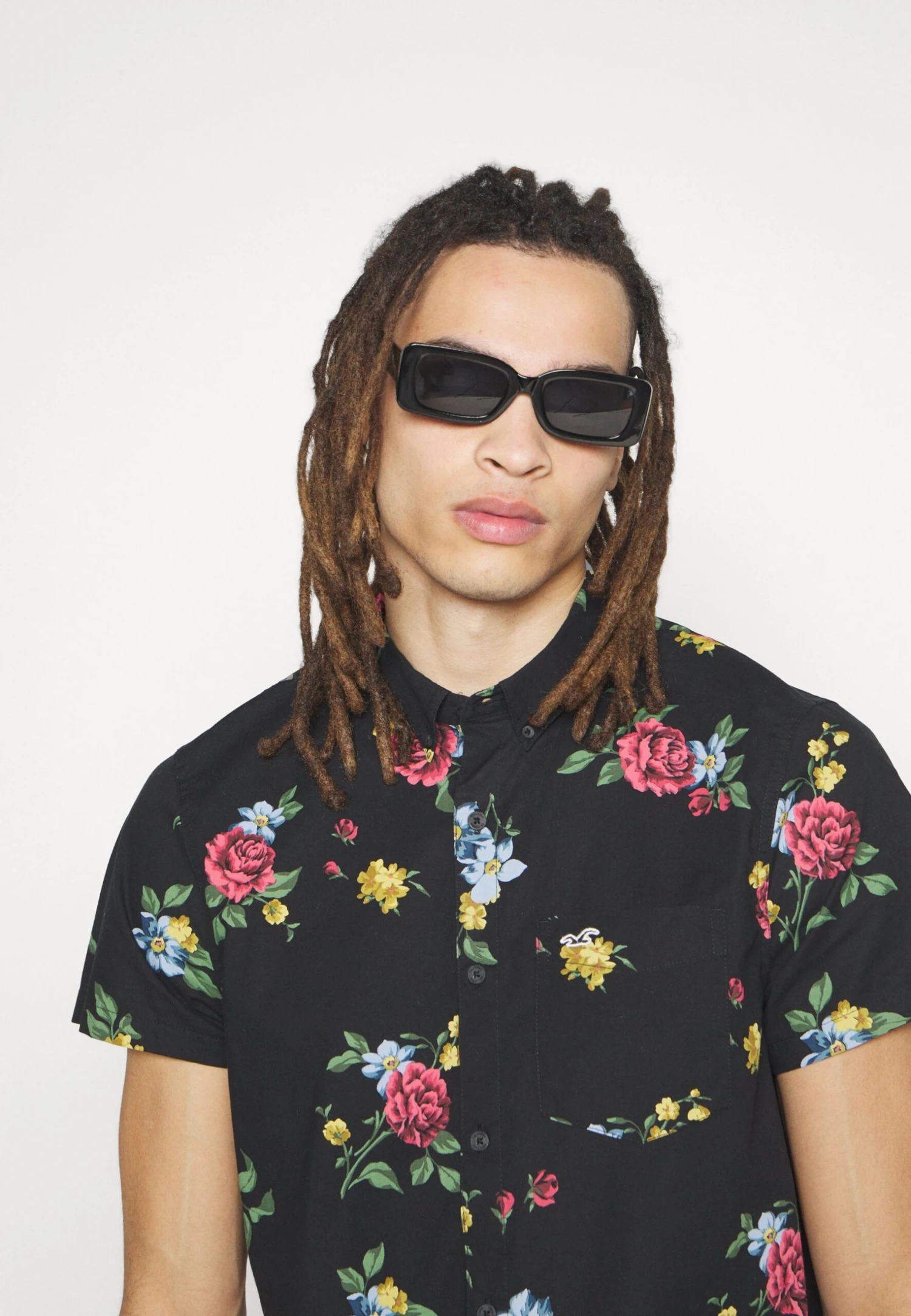 Hollister Co. Overhemd - Black Floral 6 Hollister Co. Overhemd - Black Floral - Afbeelding 4