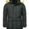 Lange Pi 8667Z - Winterjas - Black -Jack and Jones Verkoopwinkel 074c9136f53a464a8f3fa988664f5d74
