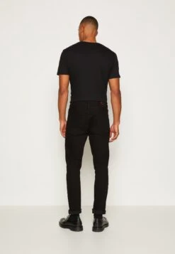 Denim Project Mr Red - Slim Fit Jeans -Black -Jack and Jones Verkoopwinkel 075da73f6c4546f4a33427504e117686