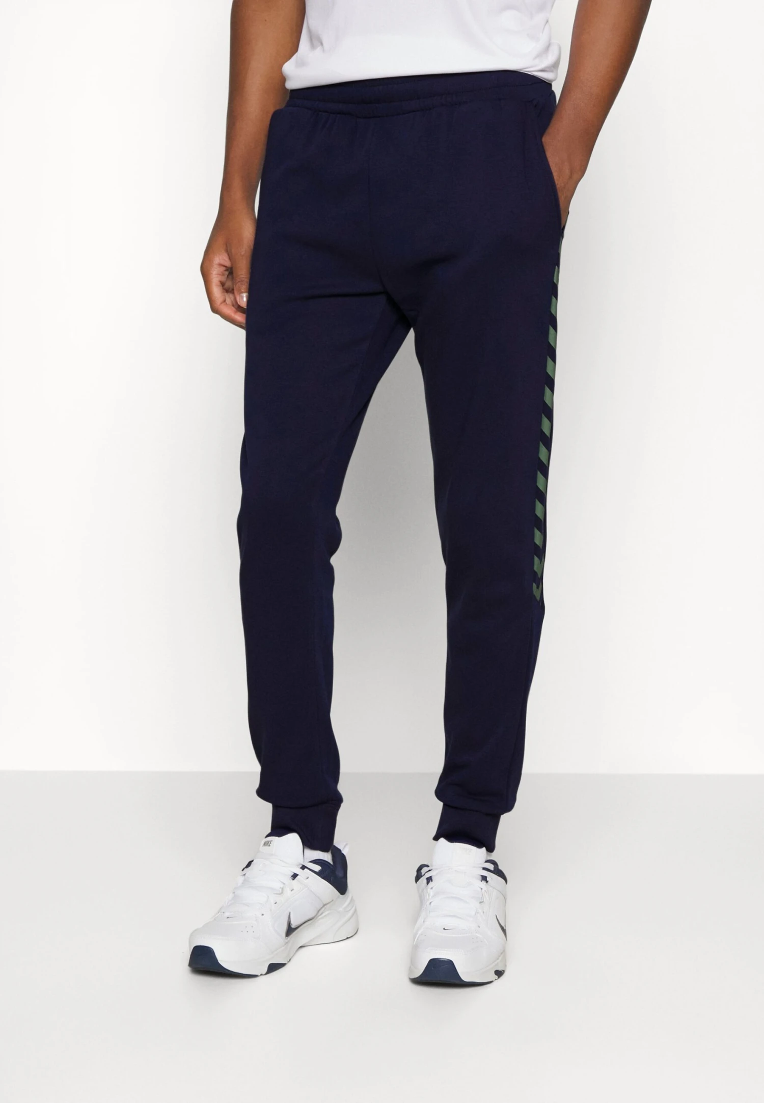 Hummel Staltic Pants - Trainingsbroek - Marine/Duck Green 3 Hummel Staltic Pants - Trainingsbroek - Marine/Duck Green