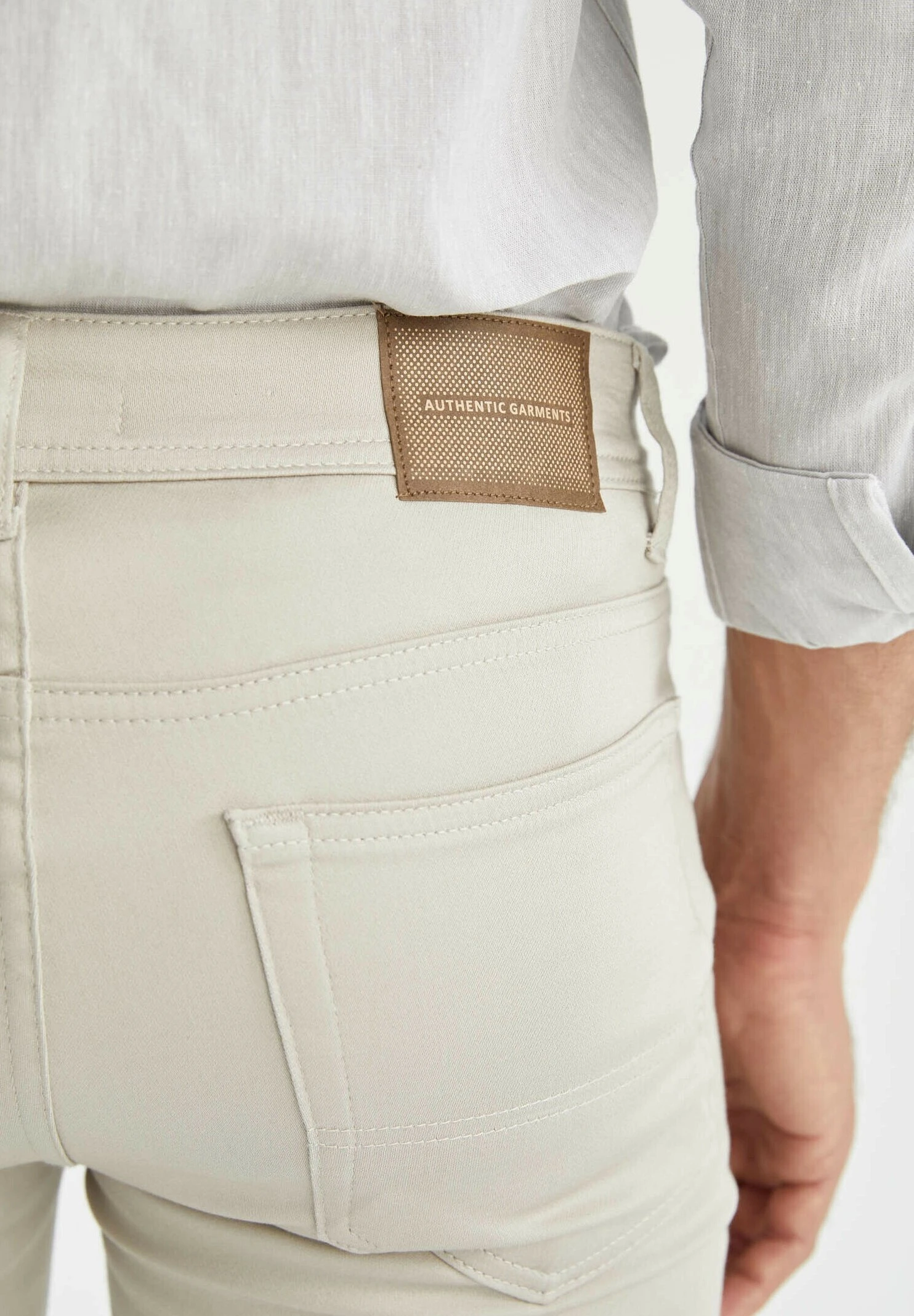 DeFacto Slim Fit - Slim Fit Jeans - Beige 6 DeFacto Slim Fit - Slim Fit Jeans - Beige - Afbeelding 4