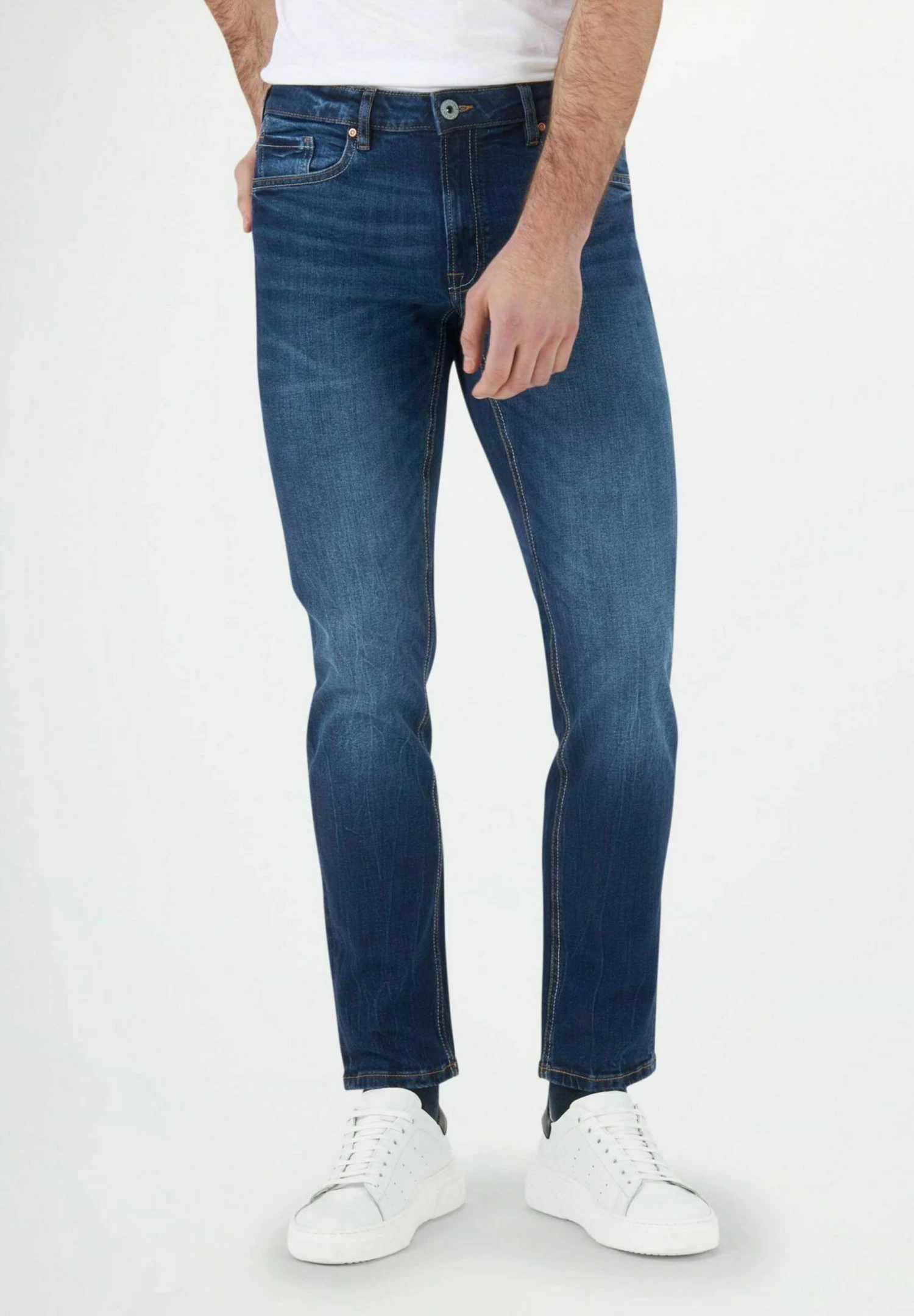 Slim Fit Jeans - Blu Scuro 3 Slim Fit Jeans - Blu Scuro