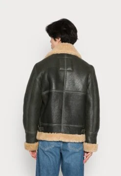 Schott Winterjas - Kaki/Beige -Jack and Jones Verkoopwinkel 08a25a422b8140aabe1fc8fdbc9f1719