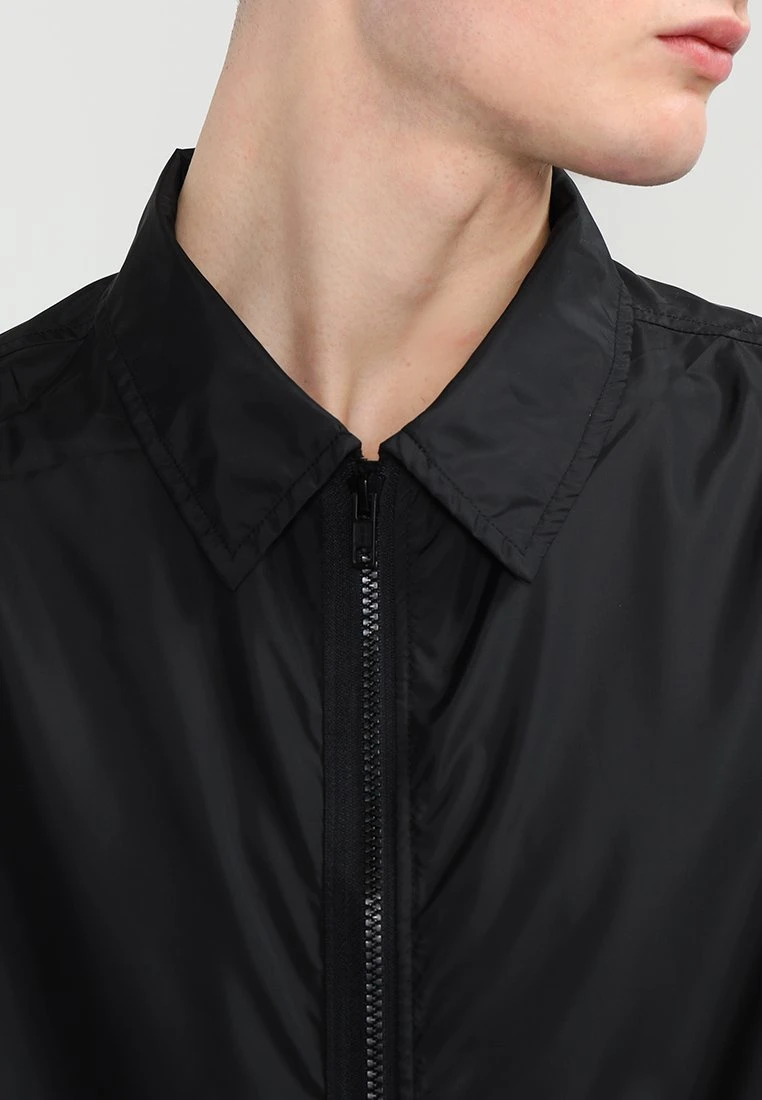 URBAN CLASSICS Coach Coat - Trenchcoat - Black 6 URBAN CLASSICS Coach Coat - Trenchcoat - Black - Afbeelding 4