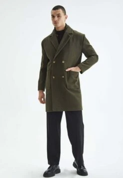 Mantel - Khaki -Jack and Jones Verkoopwinkel 0905adf863e44696bfb4bfb1e9e1bcd6