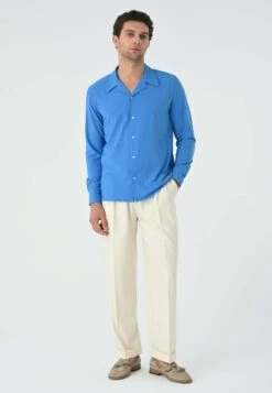 Lapel Collar Long Sleeve- Overhemd - Sax 9 Lapel Collar Long Sleeve- Overhemd - Sax -Jack and Jones Verkoopwinkel 094974df078649eda470fce5526f33b1