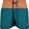 URBAN CLASSICS Block- Zwemshorts - Teal Toffee -Jack and Jones Verkoopwinkel 0960d997d7f8467c972d2334acf38f09