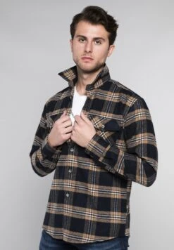 Carisma Mit Karomuster - Overhemd - Dunkelblau -Jack and Jones Verkoopwinkel 0971f3814964423883831555a9044b69