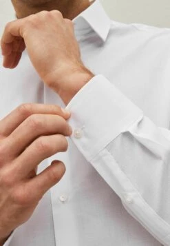 Next Textured Single Cuff - Overhemd - White -Jack and Jones Verkoopwinkel 0a21c69a14f74b52897b39f8c6c3151f