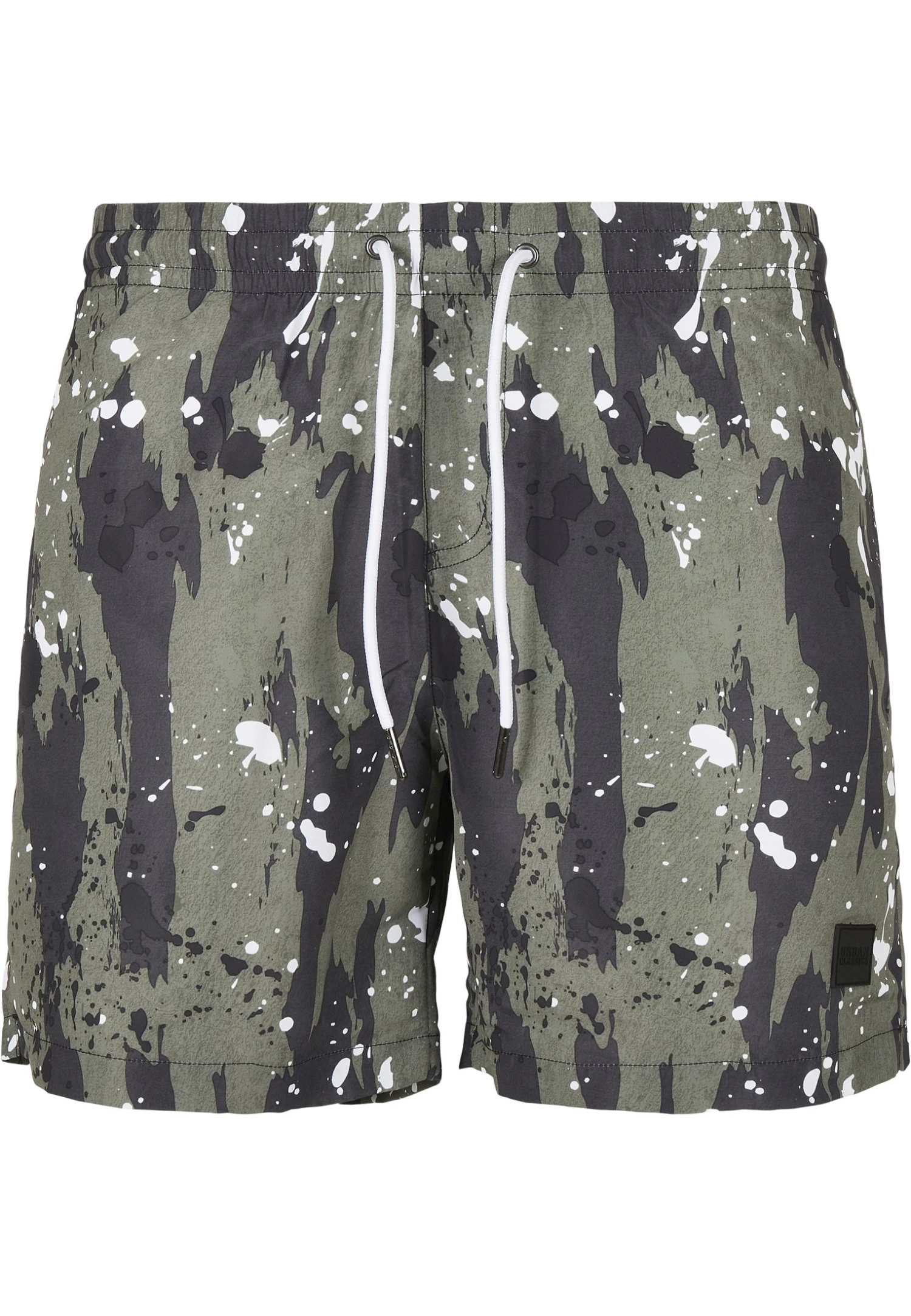 URBAN CLASSICS Pattern - Zwemshorts - White Dot Camo Aop 3 URBAN CLASSICS Pattern - Zwemshorts - White Dot Camo Aop