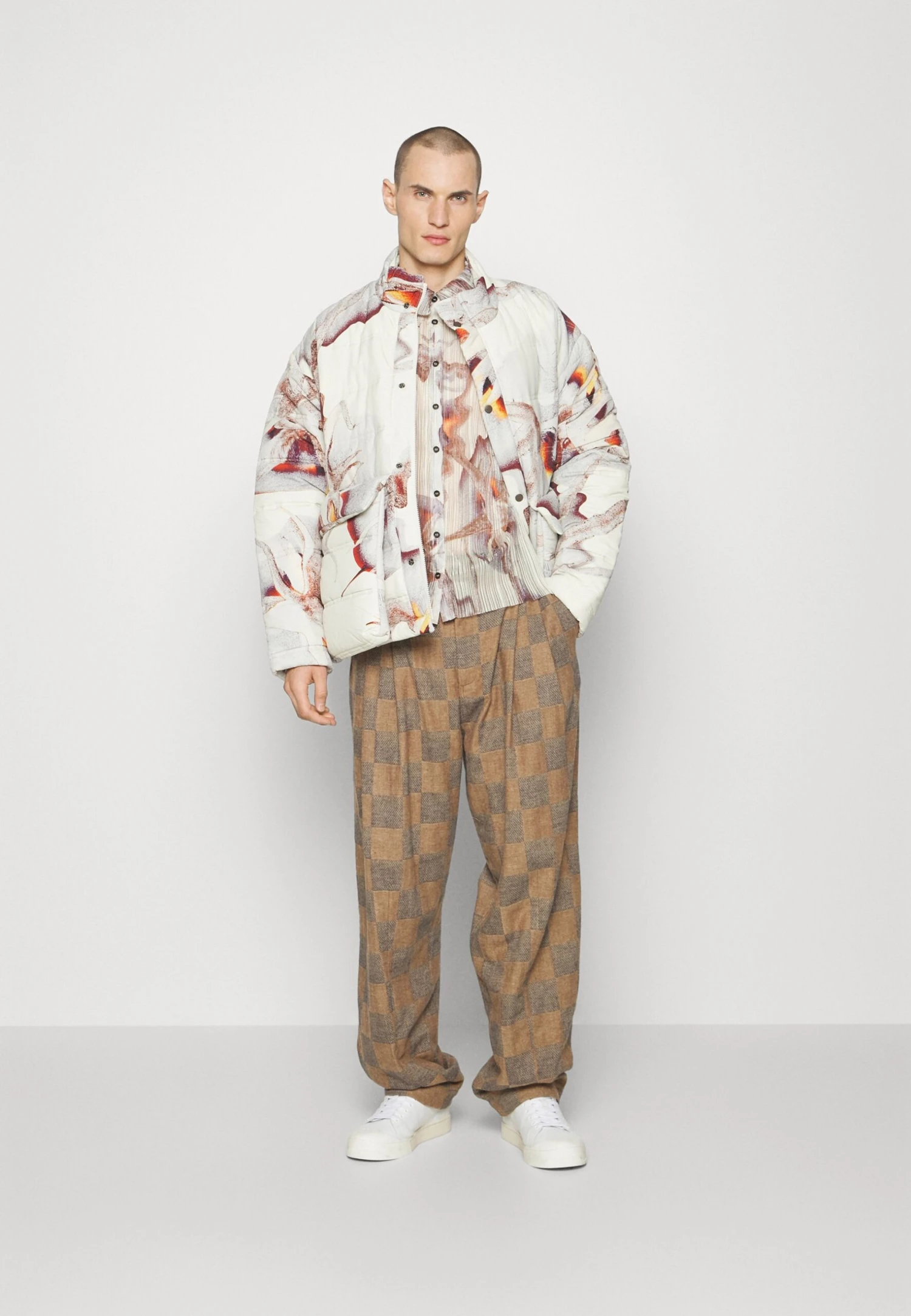 Henrik Vibskov Tabasco Jacket Unisex - Winterjas - Snow/Tomato/Mouse 4 Henrik Vibskov Tabasco Jacket Unisex - Winterjas - Snow/Tomato/Mouse - Afbeelding 2