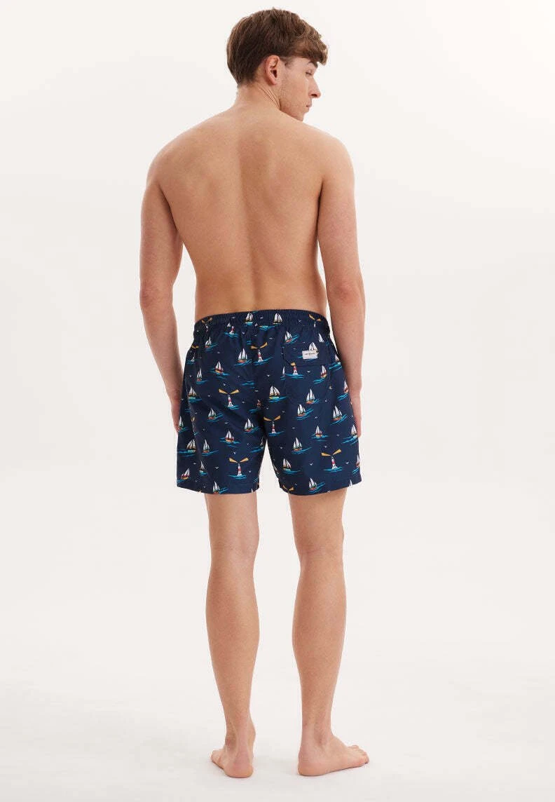 Wmicon - Zwemshorts - Navy Aop 5 Wmicon - Zwemshorts - Navy Aop - Afbeelding 3