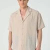 Lapel Collar Short Sleeve - Overhemd - Light Beige -Jack and Jones Verkoopwinkel 0b76c7d440b04683902ee6f9649d7101
