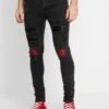 BRAVE SOUL Nevada - Jeans Skinny Fit - Grey Wash/Red Paisley