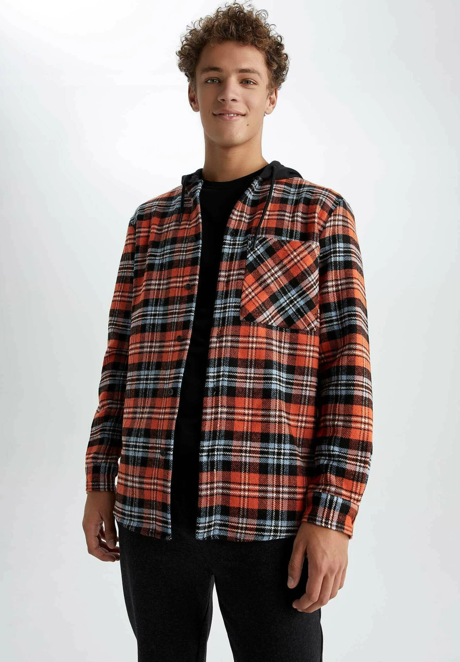 DeFacto Regular Fit - Overhemd - Orange 3 DeFacto Regular Fit - Overhemd - Orange