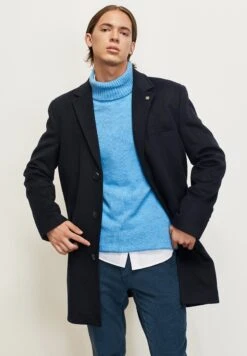 Standard Fit Plain - Halflange Jas - Navy Blue -Jack and Jones Verkoopwinkel 0cad6dee490f492e8075ed078cecdeb5