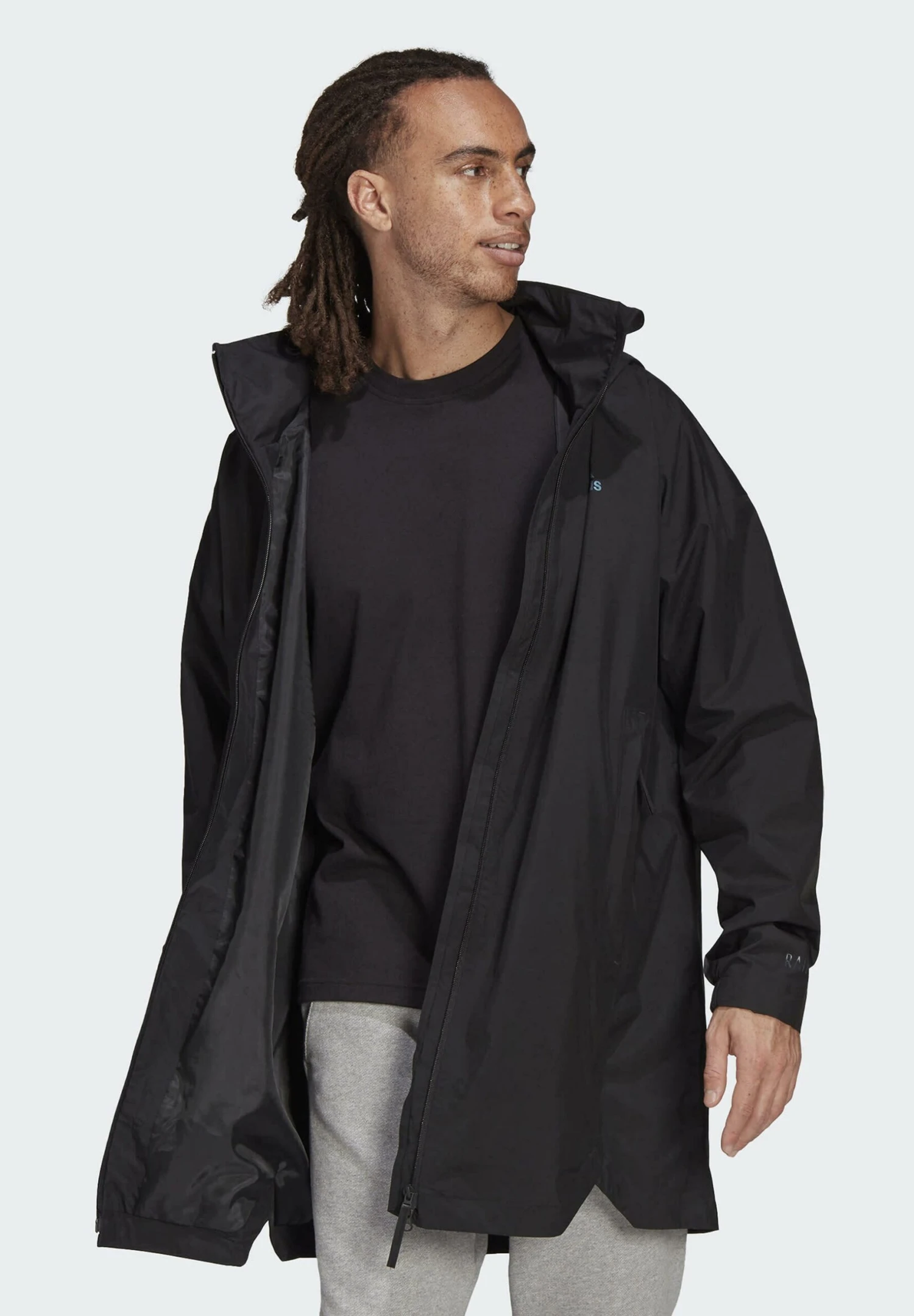 ADIDAS PERFORMANCE Traveer Rain Rdy - Parka - Black 4 ADIDAS PERFORMANCE Traveer Rain Rdy - Parka - Black - Afbeelding 2