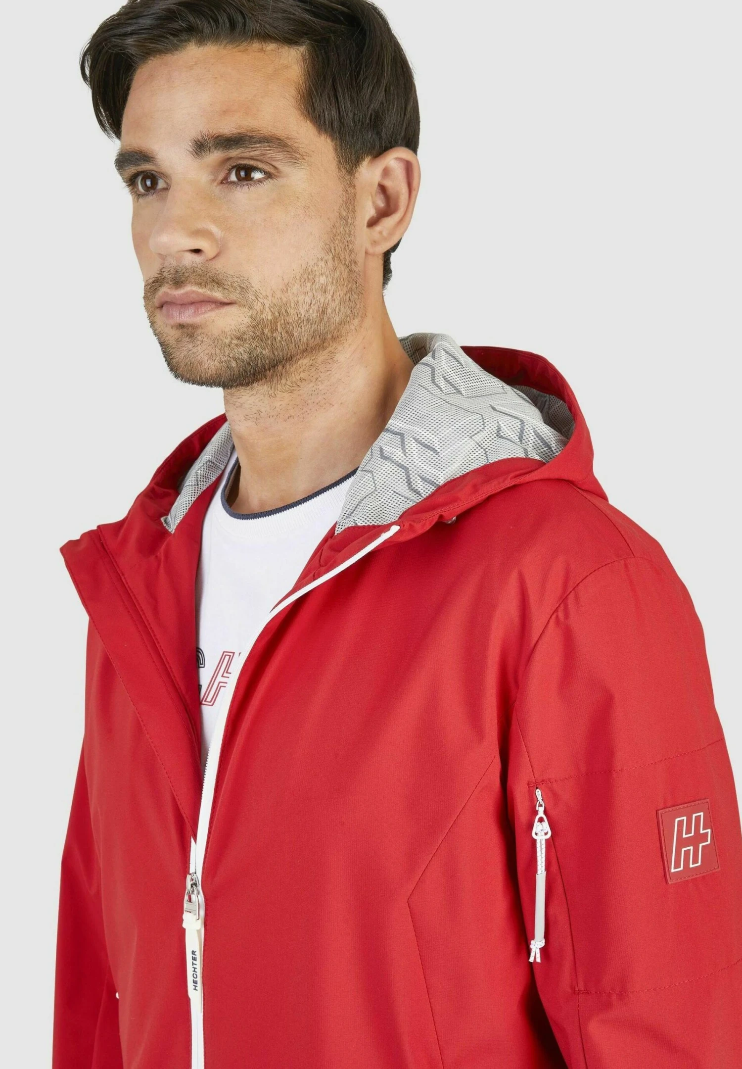 Daniel Hechter H-Xtech- Outdoorjas - Rot 5 Daniel Hechter H-Xtech- Outdoorjas - Rot - Afbeelding 3