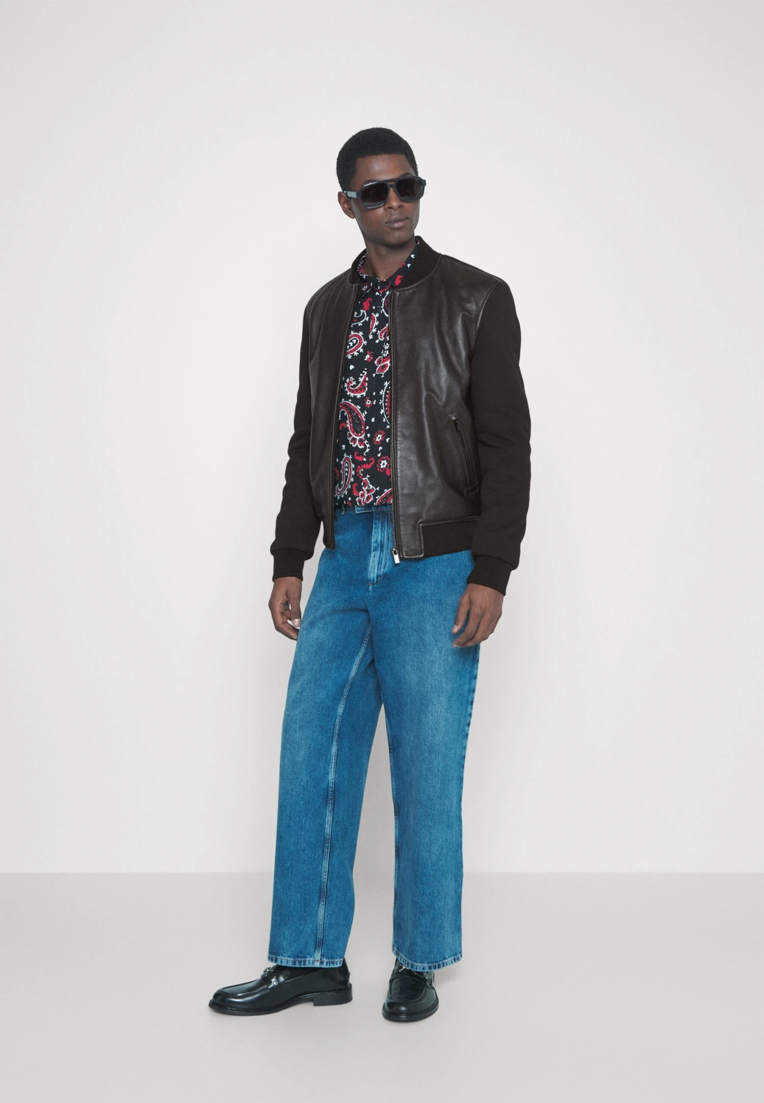 THE KOOPLES Blouson Cuir - Bomberjacks - Black 4 THE KOOPLES Blouson Cuir - Bomberjacks - Black - Afbeelding 2