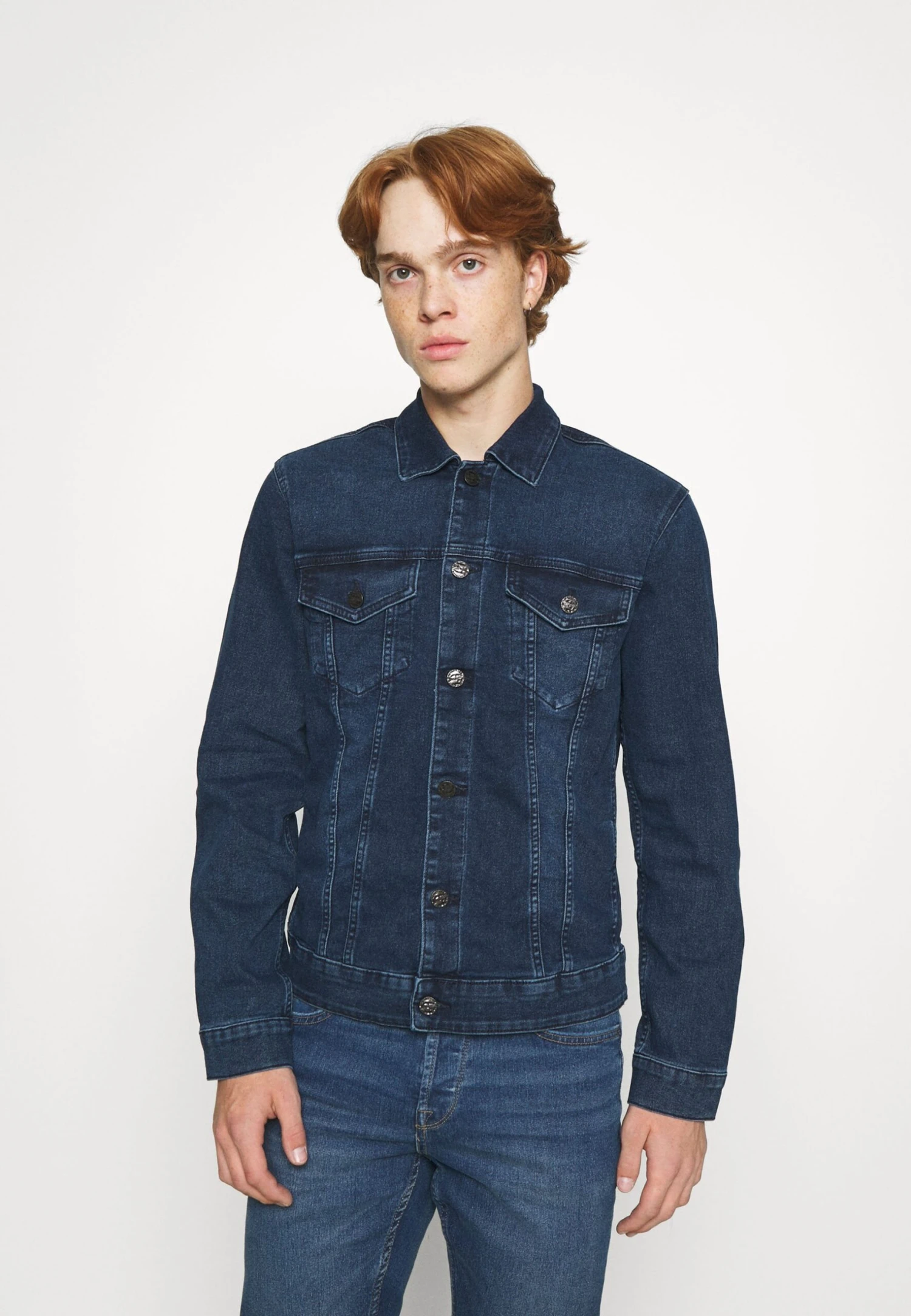 Only & Sons Onscome Life Truckerd- Spijkerjas - Blue Denim 5 Only & Sons Onscome Life Truckerd- Spijkerjas - Blue Denim - Afbeelding 3