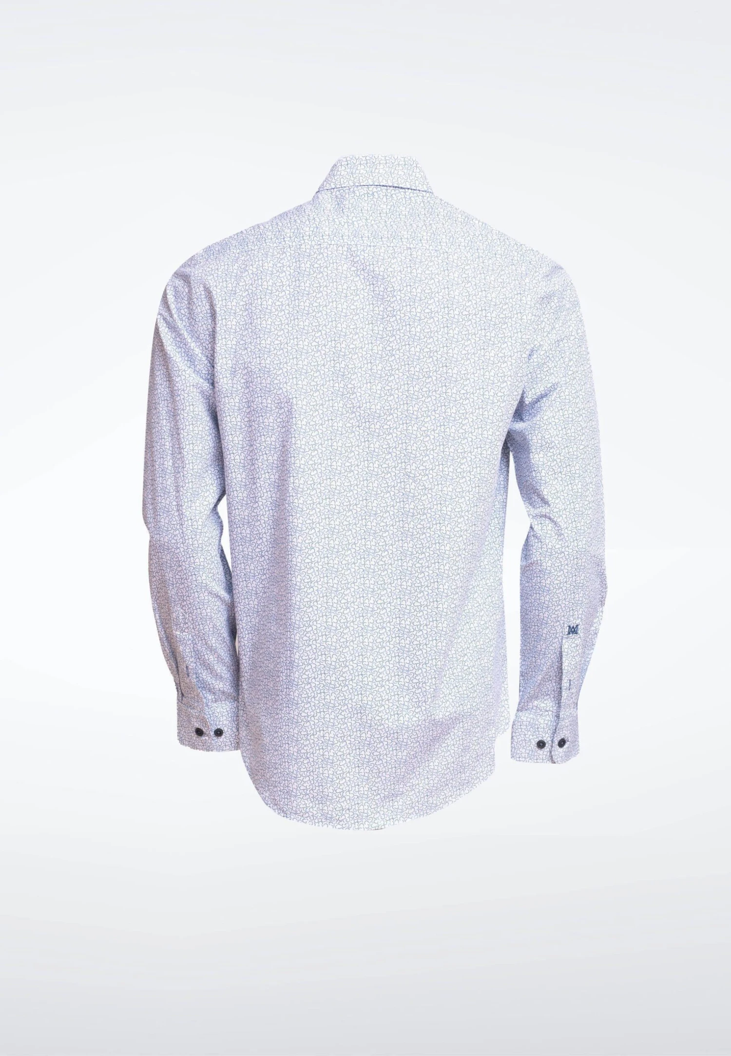 Half Circle Print - Overhemd - Naturweiss 5 Half Circle Print - Overhemd - Naturweiss - Afbeelding 3