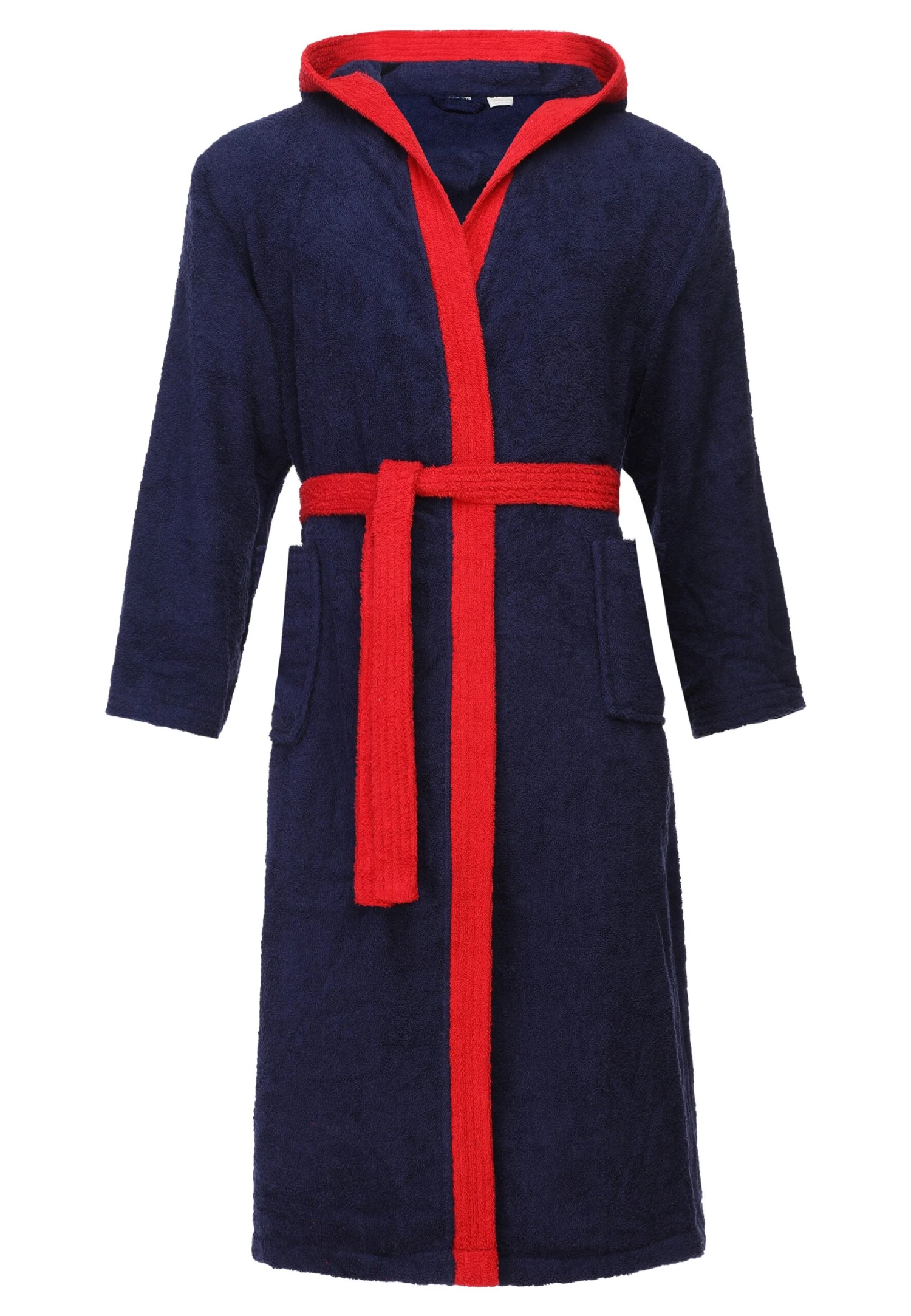 Badjas - Darkblue/Red 3 Badjas - Darkblue/Red