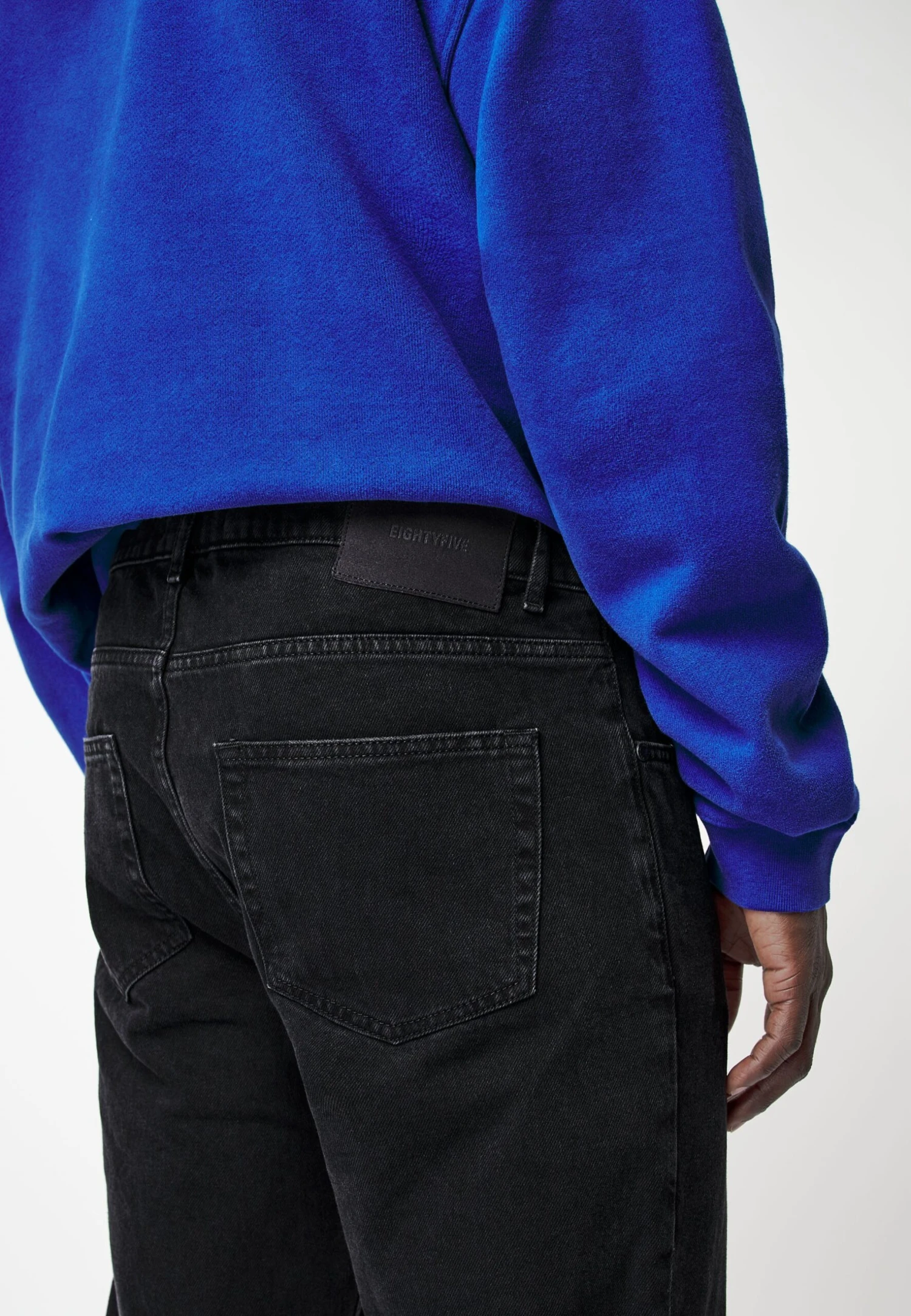 Distressed - Relaxed Fit Jeans - Black Washed 8 Distressed - Relaxed Fit Jeans - Black Washed - Afbeelding 6