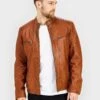 Nostockholm - Leren Jas - Cognac Gunmetal 2 Nostockholm - Leren Jas - Cognac Gunmetal -Jack and Jones Verkoopwinkel 1078e3a21ea245b79f70472588e8d1e0