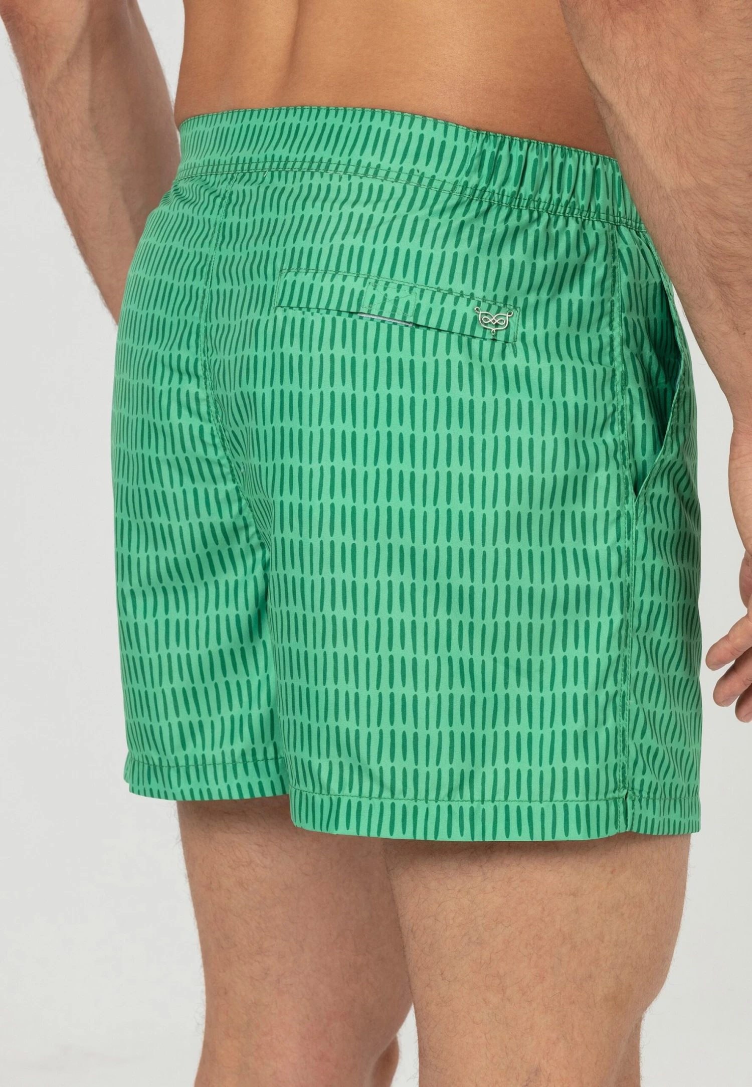 Patterned Snap Up - Zwemshorts - Green 7 Patterned Snap Up - Zwemshorts - Green - Afbeelding 5