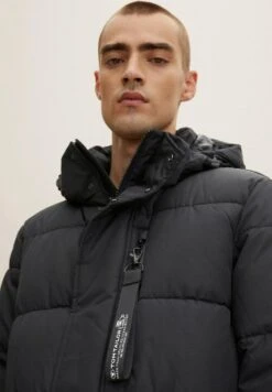 Tom Tailor Mit Kapuze  - Winterjas - Black -Jack and Jones Verkoopwinkel 114b2499ea904593b16cf7b80a14bf4a