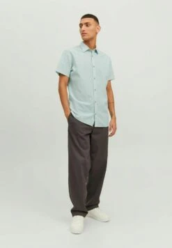Jack & Jones Jjesummer S/S S23 Sn - Overhemd - Granite Green -Jack and Jones Verkoopwinkel 11c449bec1cf42b1bbffdfef00892845