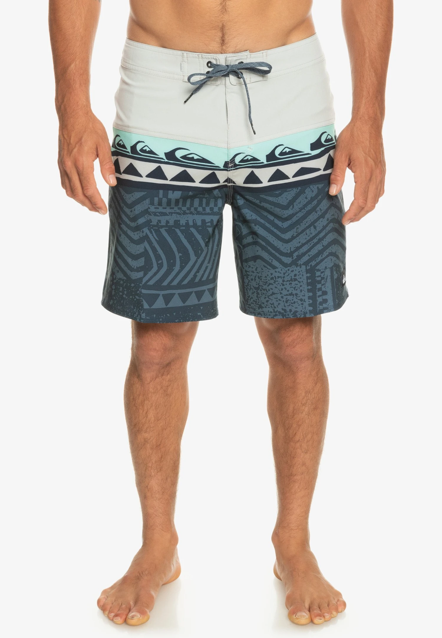 Quiksilver Panel 18 - Zwemshorts - Grey Violet 3 Quiksilver Panel 18 - Zwemshorts - Grey Violet